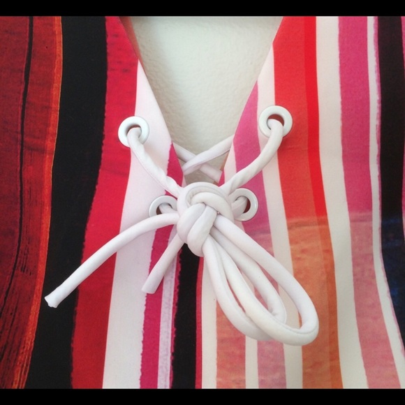 Clover Canyon Striped Crop Top - Picture 4 of 8